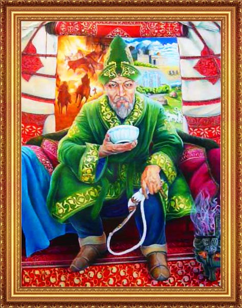 Аблай-хан (1.0х1.20м, холст, масло, 2011 г.)