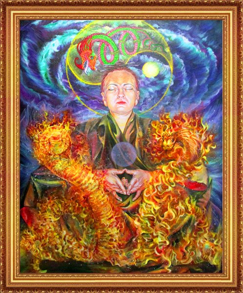 Танец огненных змей (0,65х0,85 м, холст, масло, 2014 г.)