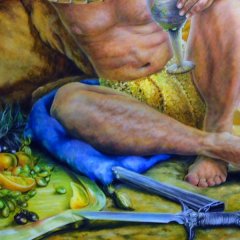 Амон Ра и лев (фрагмент 2)