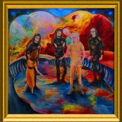 Корабль Амон-Ра (0.65х0.65м, холст, масло, 2007 г.)
