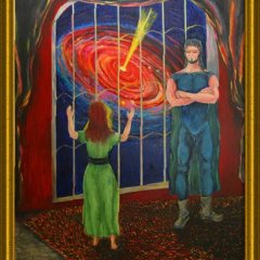 Вселенная (0.45х0.55м, холст, масло, 2007 г.)