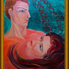Иной – генетик (0.45х.0.55м, холст, масло, 2007 г.)